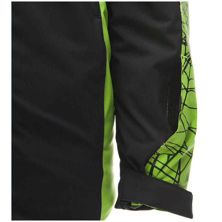 Spyder Mini Guard Jacket - Little Boys' Black/Fresh/Black
