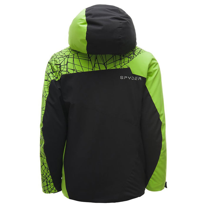 Spyder Mini Guard Jacket - Little Boys' Black/Fresh/Black