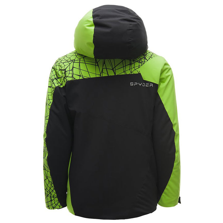 Spyder Mini Guard Jacket - Little Boys' Black/Fresh/Black