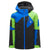 Spyder Mini Leader Jacket - Little Boys' Black/French Blue/Fresh
