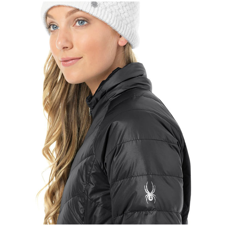Spyder Solitude Crop Down Jacket - Women's Black/Black