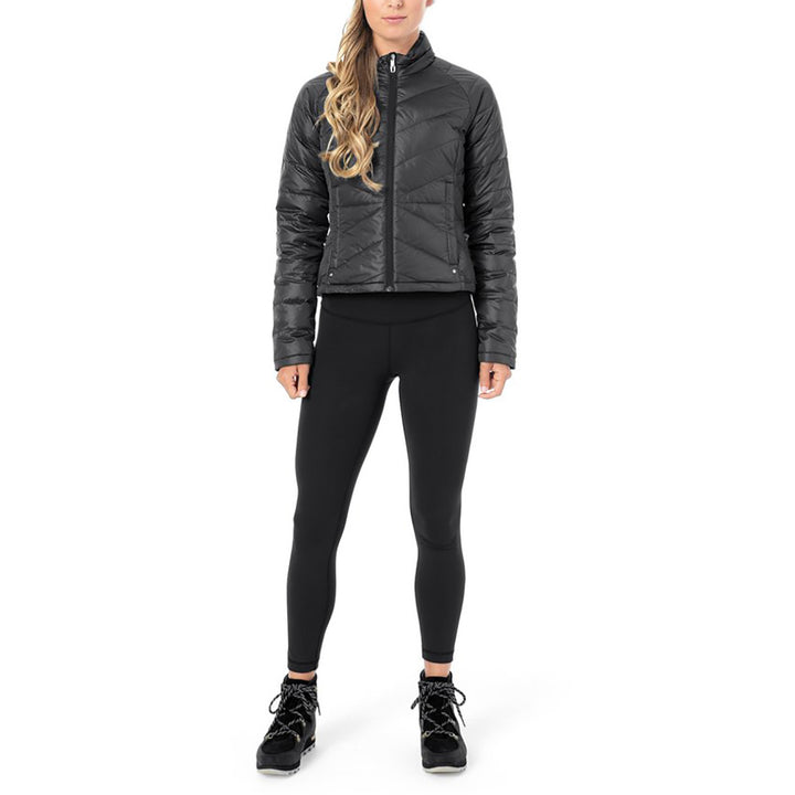 Spyder Solitude Crop Down Jacket - Women's Black/Black