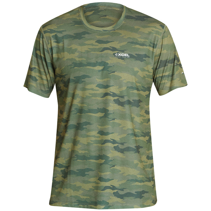 XCEL ThreadX Hawaiian Camo Short Sleeve Top Camo