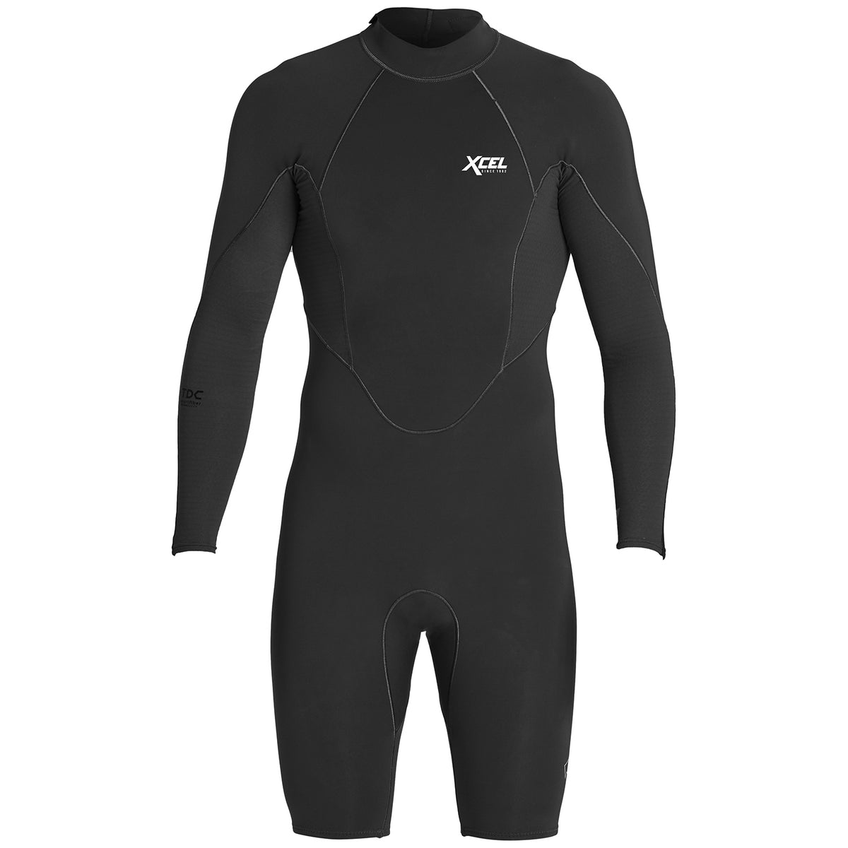 XCEL Comp X 1/.5 Neostretch Long Sleeve Back Zip Springsuit Black