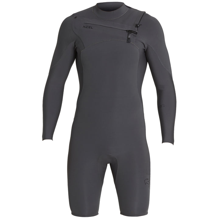 XCEL Comp X 2mm Long Sleeve Springsuit Jet Black