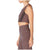 Beyond Yoga Stripe Down Cropped Tank Top - Women's Black/Pink Lei