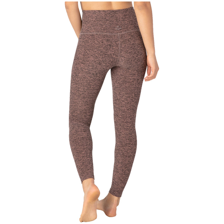 Beyond Yoga Stripe Down High Waisted Midi Leggings - Women's Black/Pink Lei