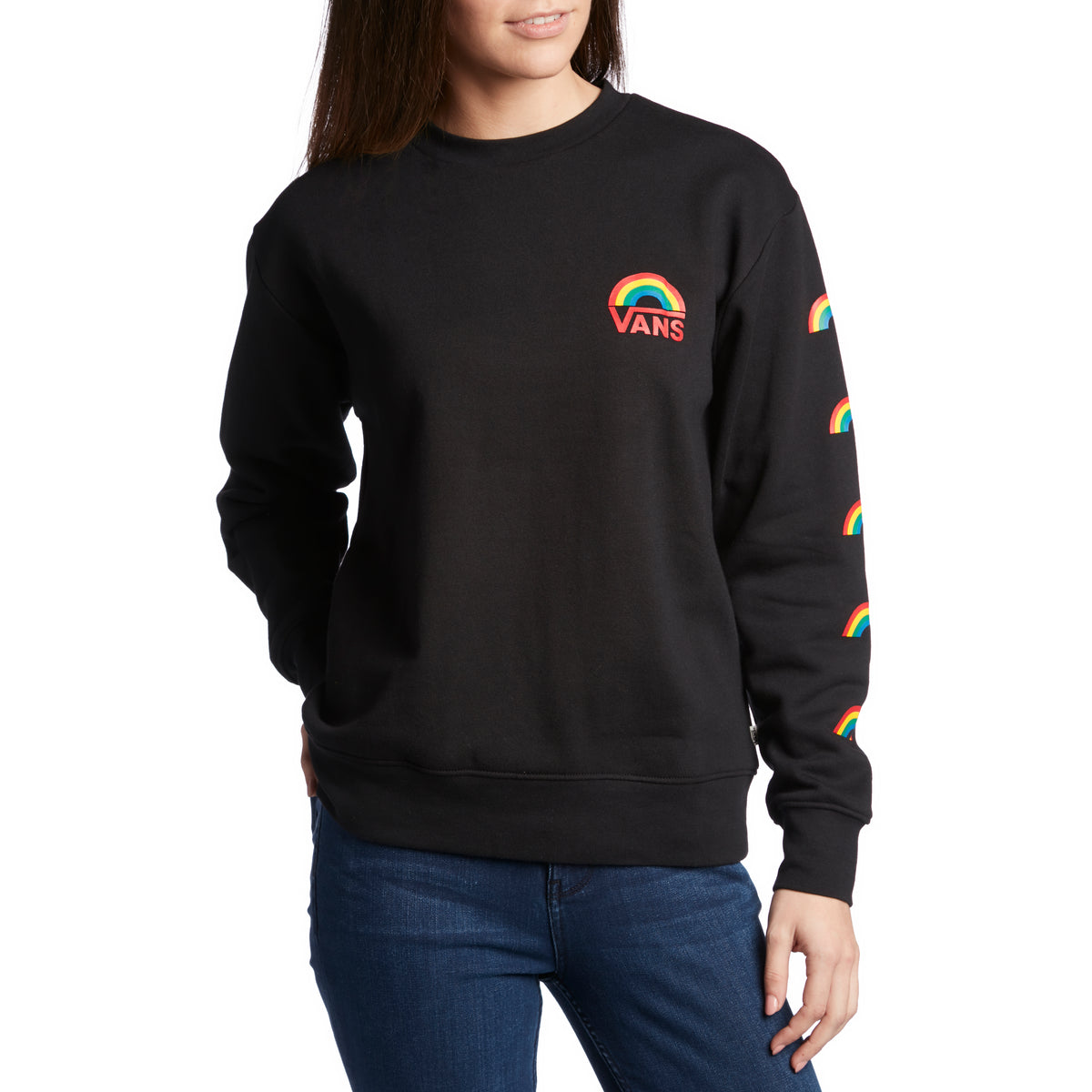 Vans Make It Rainbow Sweatshirt - Women's Black