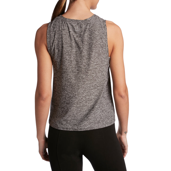 Beyond Yoga Knot So Fast Cropped Tank Top - Women's Black/White