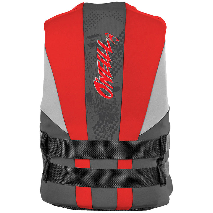 O'Neill Youth Reactor Wakeboard Vest - Kids' 2019 Coal/Red/Flint