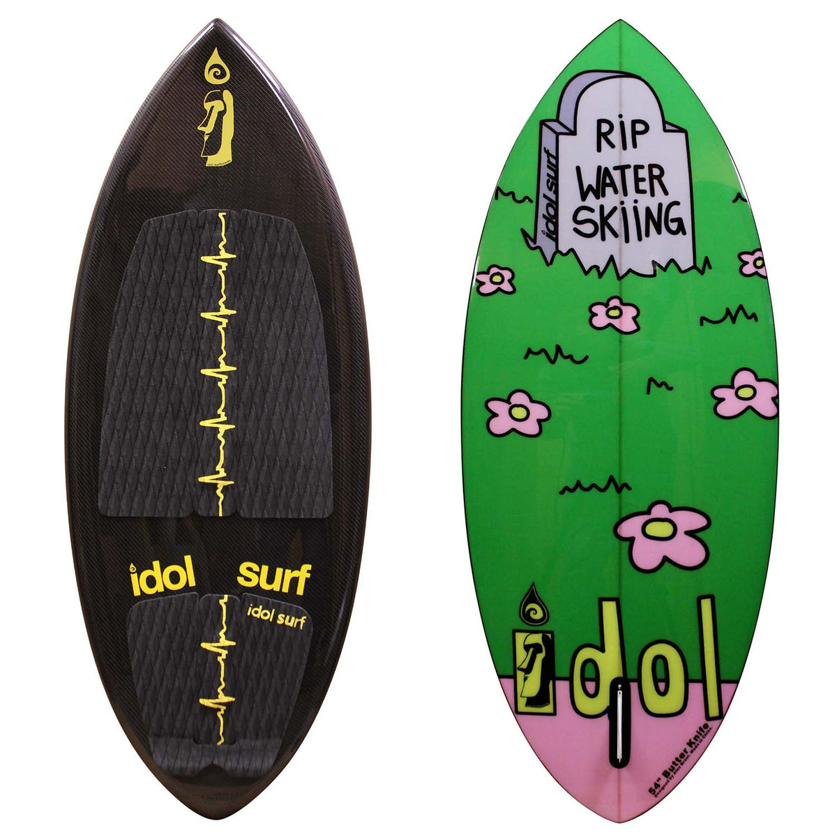 Idol Surf Butter Knife Carbon Skim Wakesurf Board 2019