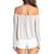 Billabong Light It Up Off-the-Shoulder Top - Women's White Cap