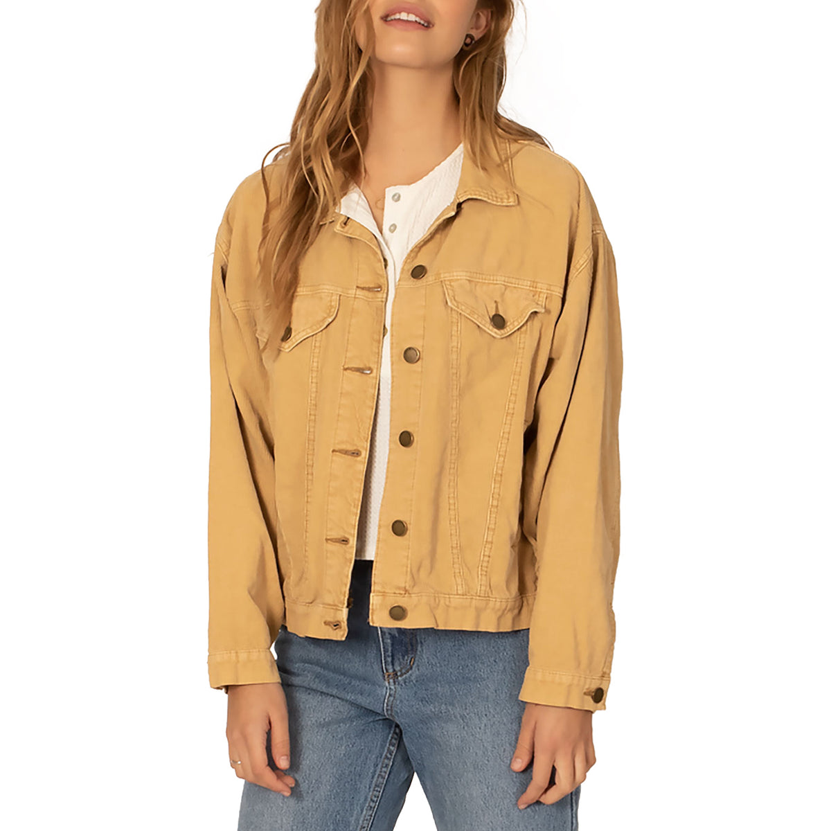 Sisstrevolution Strummin Cords Jacket - Women's Latte