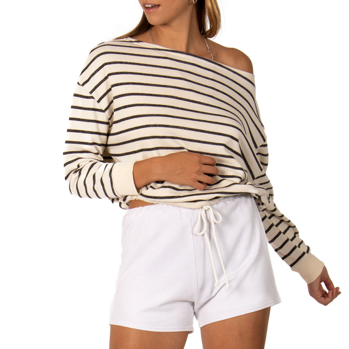 Sisstrevolution Brush It Off Pullover - Women's Vintage White