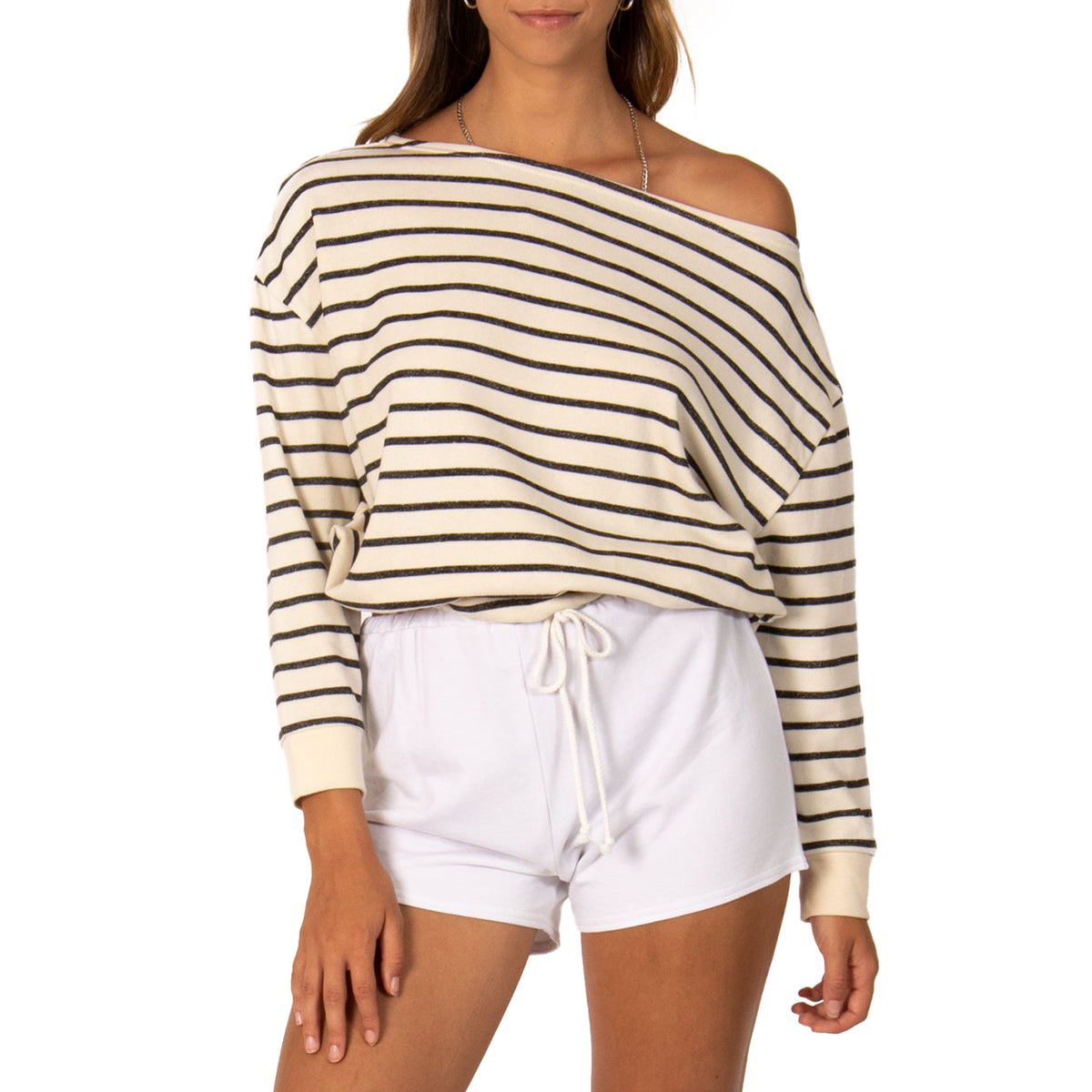 Sisstrevolution Brush It Off Pullover - Women's Vintage White