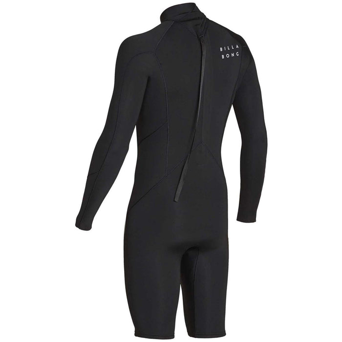Billabong 2/2 Absolute Long Sleeve GBS Back Zip Springsuit Black/Silver