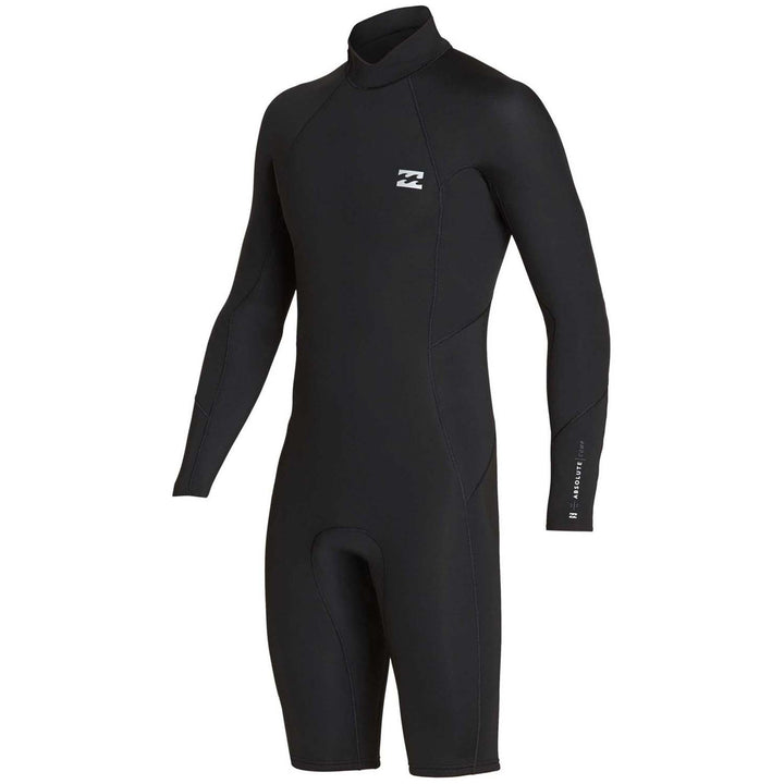 Billabong 2/2 Absolute Long Sleeve GBS Back Zip Springsuit Black/Silver