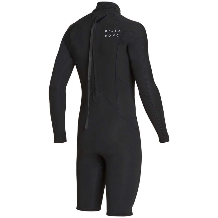 Billabong 2/2 Absolute Long Sleeve GBS Back Zip Springsuit Black/Silver