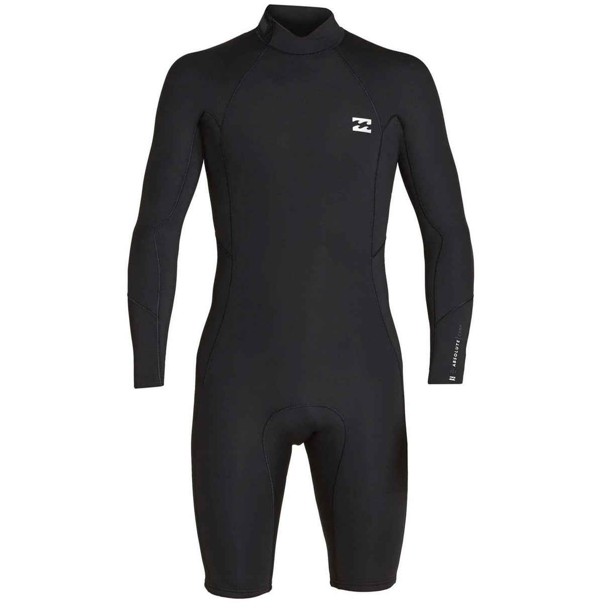 Billabong 2/2 Absolute Long Sleeve GBS Back Zip Springsuit Black/Silver