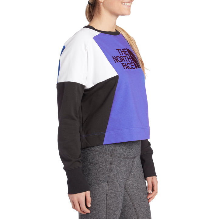 The North Face Train N Logo Crop Pullover - Women's Dazzling Blue