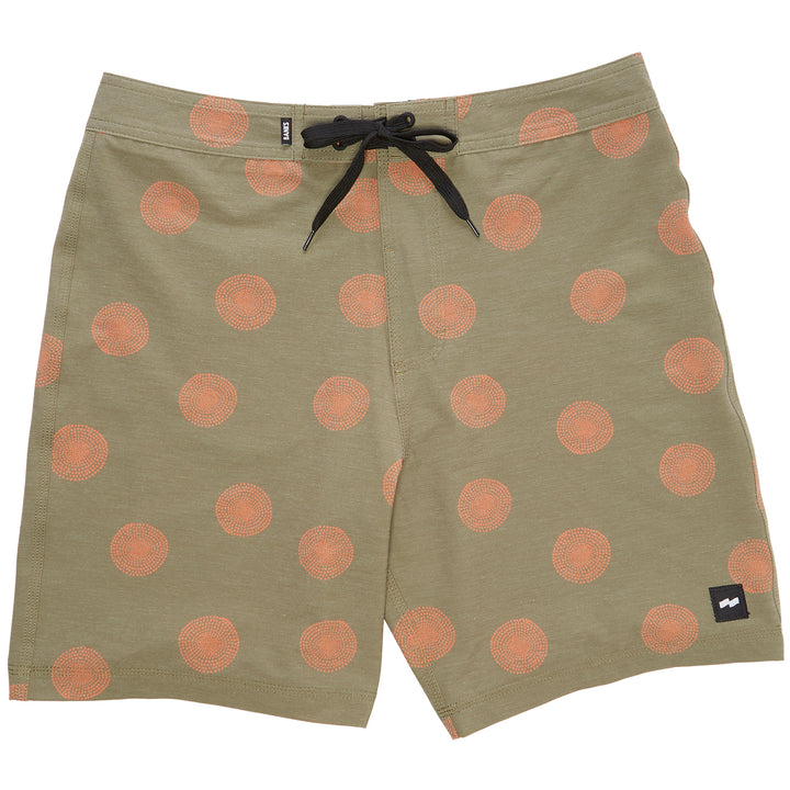 Banks Solar 18" Boardshorts Olive Green