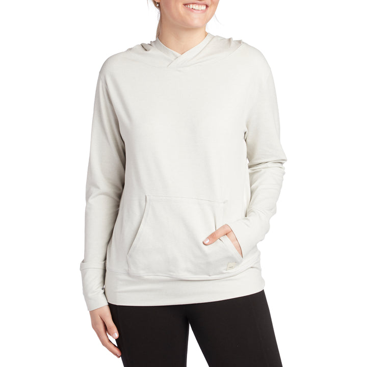 Vuori Halo Performance Pullover Hoodie - Women's Dove Grey Heather