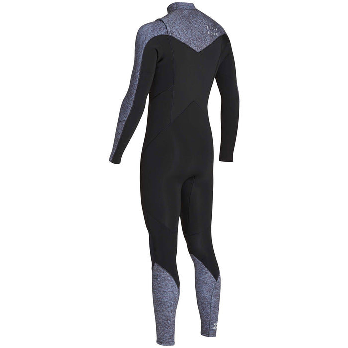 Billabong 3/2 Furnace Absolute GBS Chest Zip Wetsuit Grey Heather
