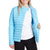 Save the Duck Asym Zip Jacket - Women's Ethereal Blue