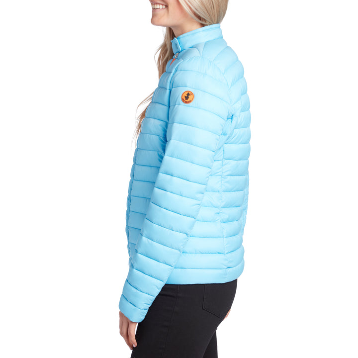 Save the Duck Asym Zip Jacket - Women's Ethereal Blue