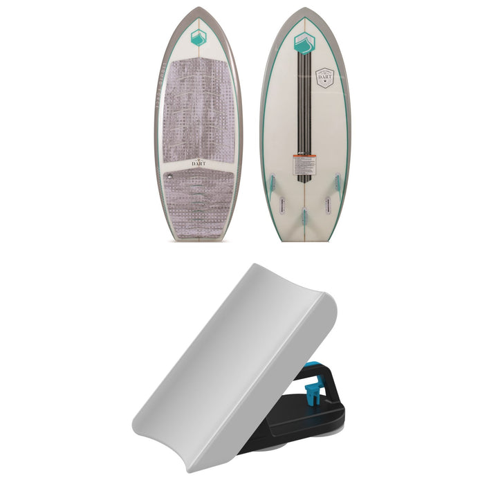 Liquid Force Dart Wakesurf Board + Wakesurf Edge Pro 2 Wake Shaper 2019