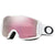 Oakley Line Miner Low Bridge Fit Goggles - Big Kids' Matte White/Prizm HI Pink