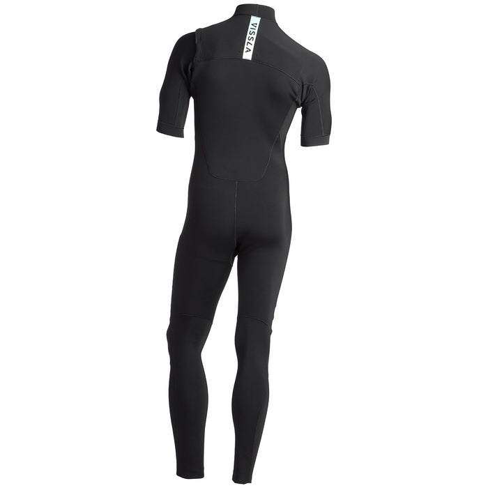 Vissla 7 Seas 2/2 Short Sleeve Spring Suit Black With Jade