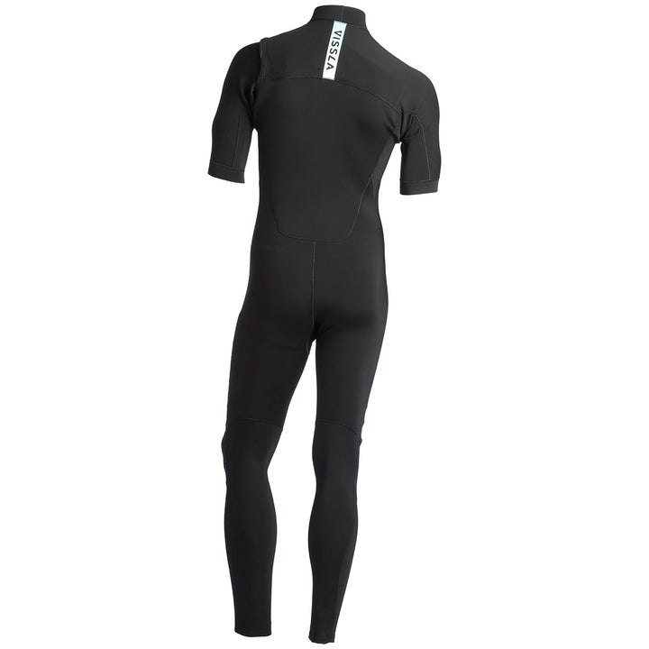 Vissla 7 Seas 2/2 Short Sleeve Spring Suit Black With Jade