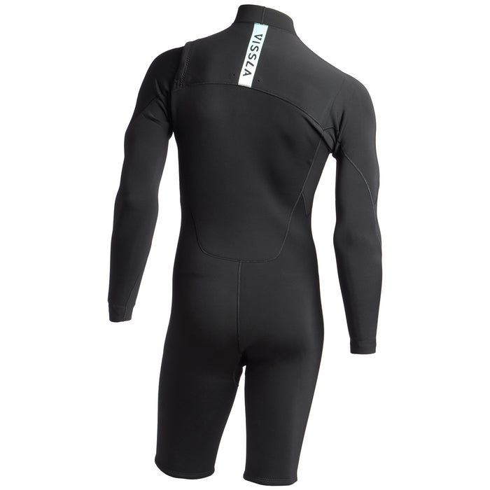 Vissla 7 Seas 2/2 Long Sleeve Springsuit Black With Jade
