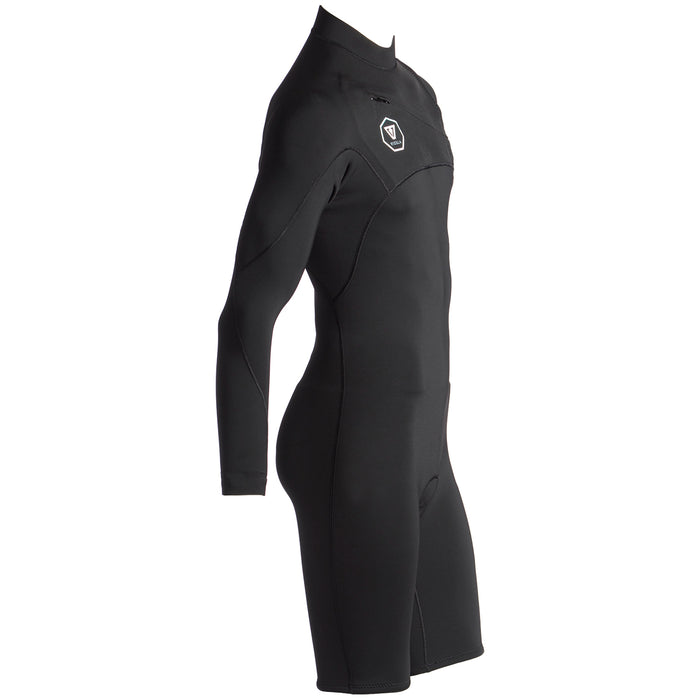 Vissla 7 Seas 2/2 Long Sleeve Springsuit Black With Jade
