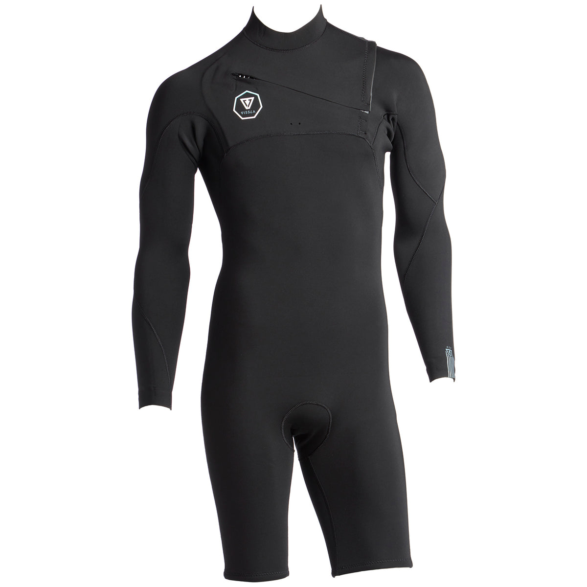 Vissla 7 Seas 2/2 Long Sleeve Springsuit Black With Jade