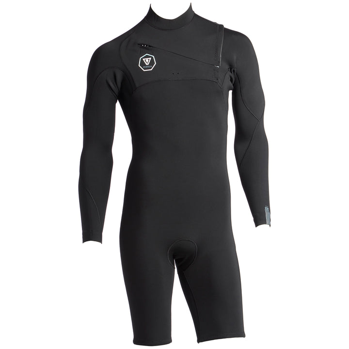 Vissla 7 Seas 2/2 Long Sleeve Springsuit Black With Jade