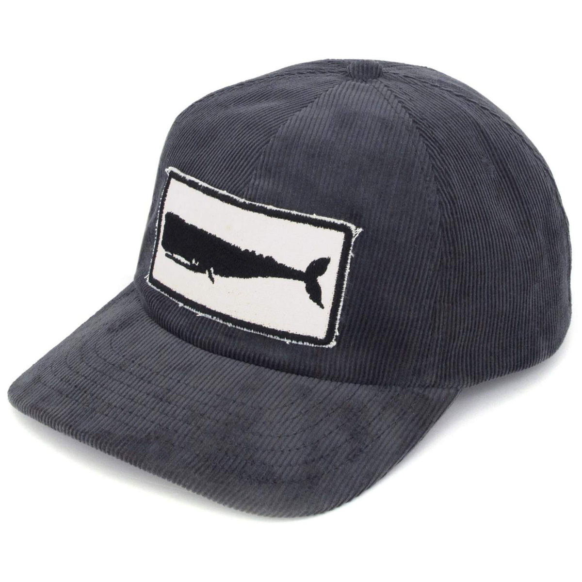Mollusk Whale Patch Corduroy Hat Charcoal