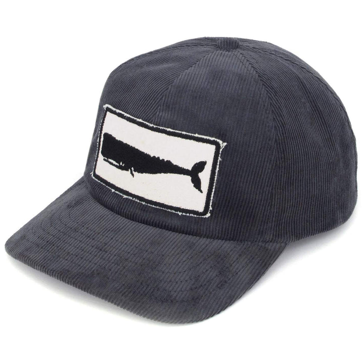 Mollusk Whale Patch Corduroy Hat Charcoal
