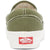 Vans Slip-On Platform SF Shoes - Women's (Raw Twill) Garden Green