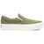Vans Slip-On Platform SF Shoes - Women's (Raw Twill) Garden Green