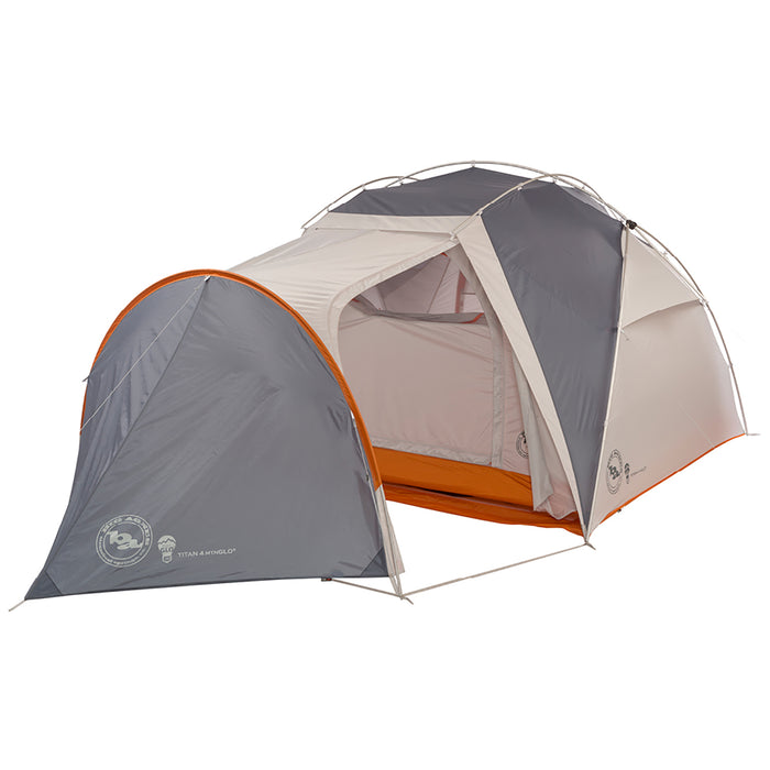 Big Agnes Titan 4 Accessory Vestibule Gray/Orange
