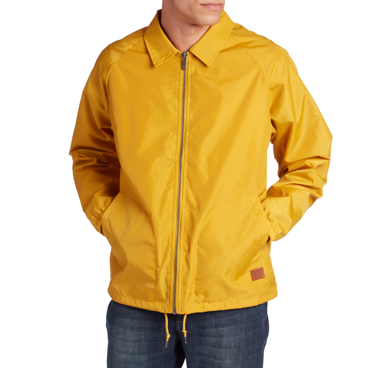Brixton Claxton Collar Jacket Nugget Gold