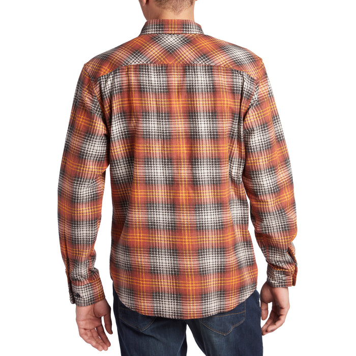 Brixton Bowery LW Long-Sleeve Flannel Burnt Orange