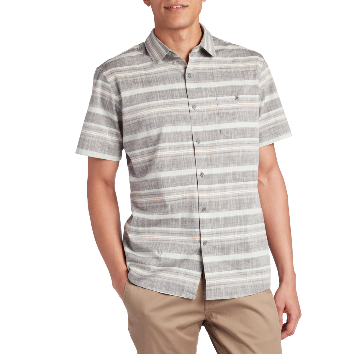 Vissla Tiger Tracks Short-Sleeve Shirt Agave
