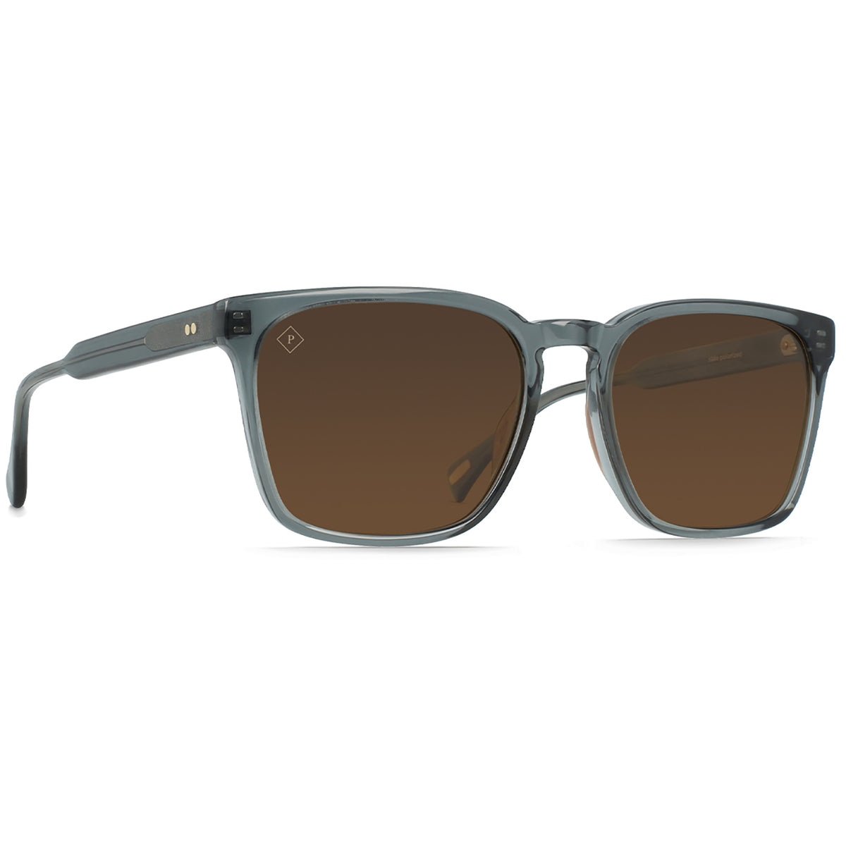 RAEN Pierce Sunglasses Slate/Vibrant Brown Polarized