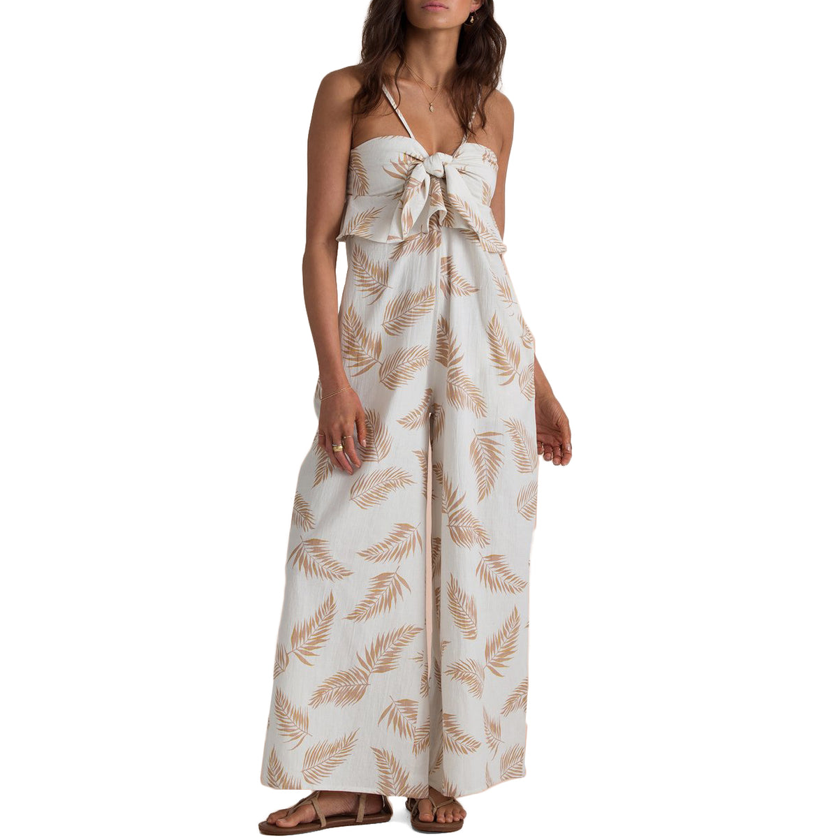 Billabong x Sincerely Jules Twist Flirt Jumpsuit - Women's Cool Wip