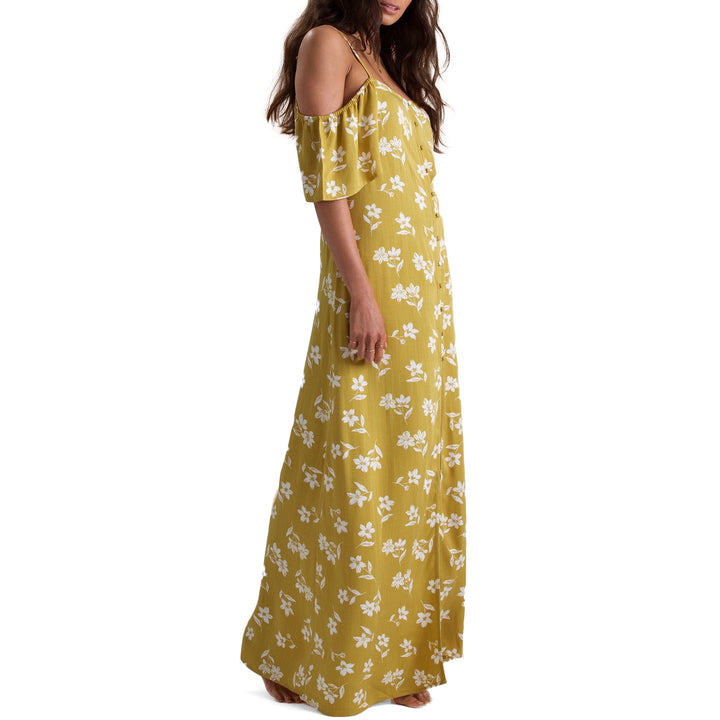 Billabong x Sincerely Jules Shoulder Sway Dress - Women's Citrus