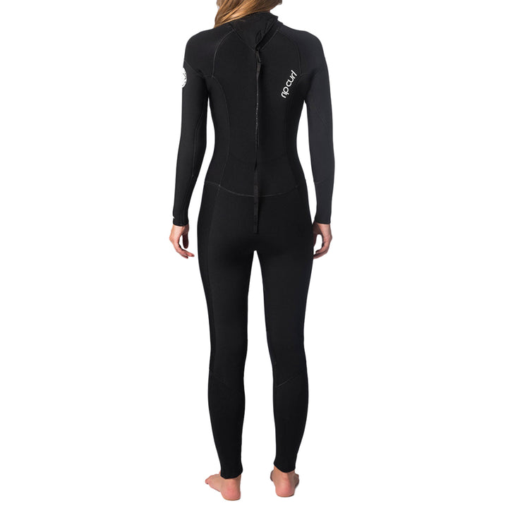 Rip Curl 3/2 Dawn Patrol Back Zip Wetsuit - Women's Black