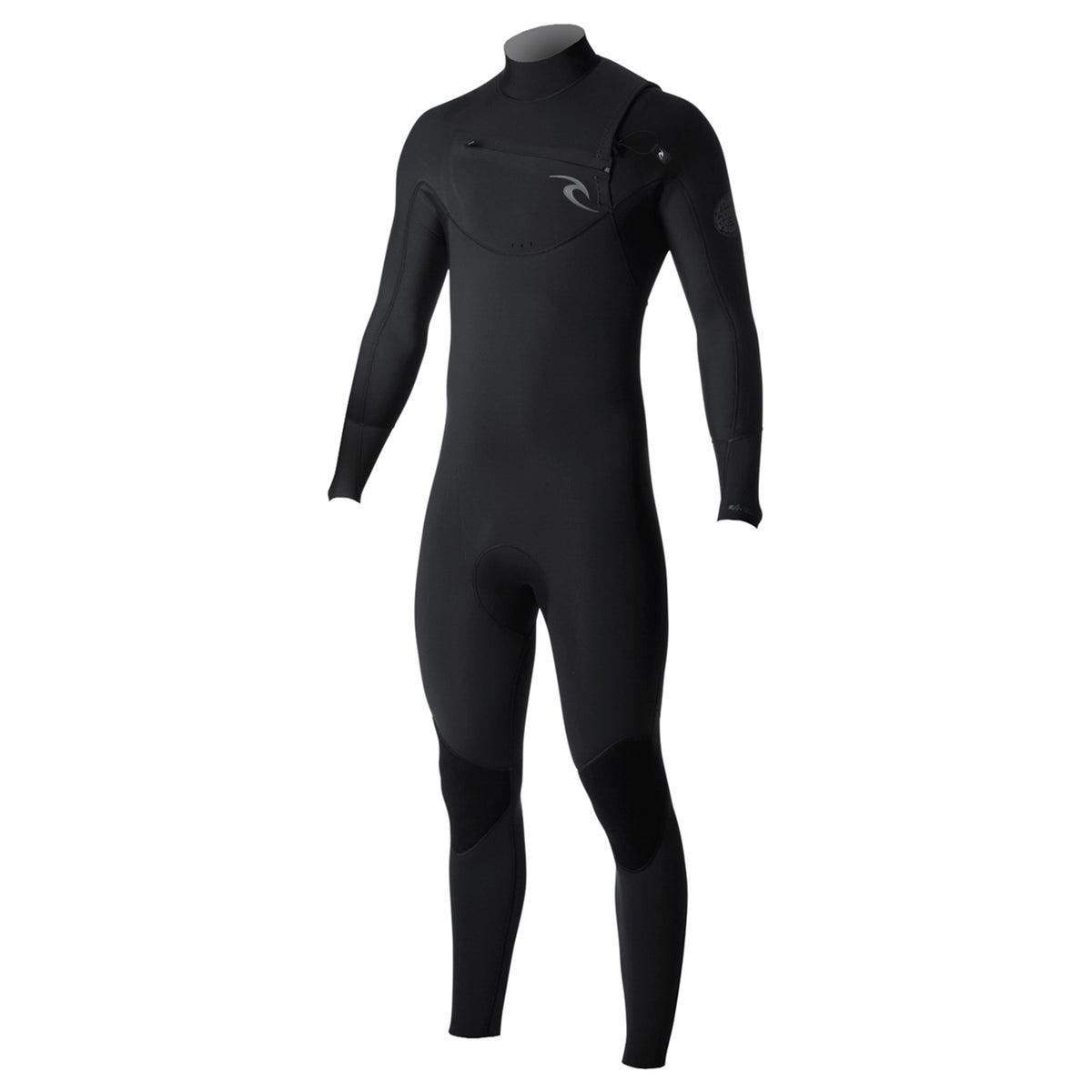 Rip Curl 3/2 Dawn Patrol Chest Zip Wetsuit Black
